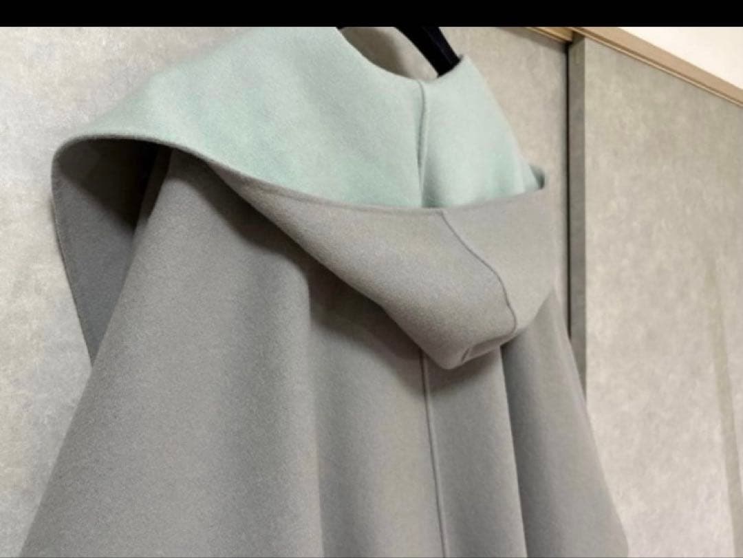 ADORE｜定価8.5万 2TONE リバーフードコート ケープ 38