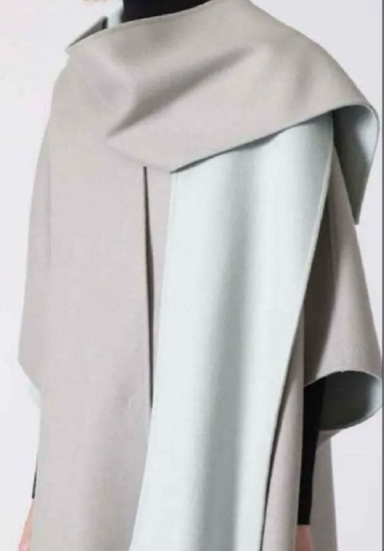 ADORE｜定価8.5万 2TONE リバーフードコート ケープ 38