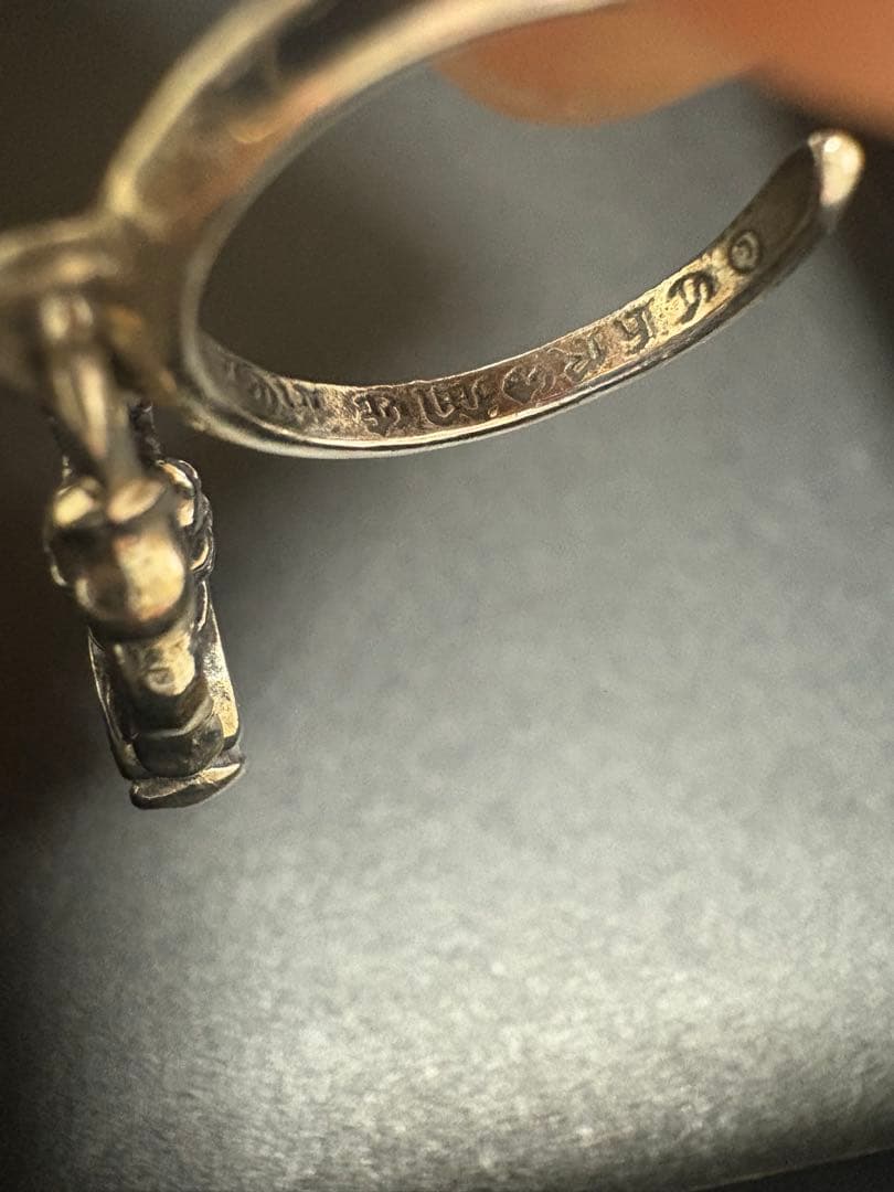 クロムハーツ　ダガーフープ片耳用ピアス