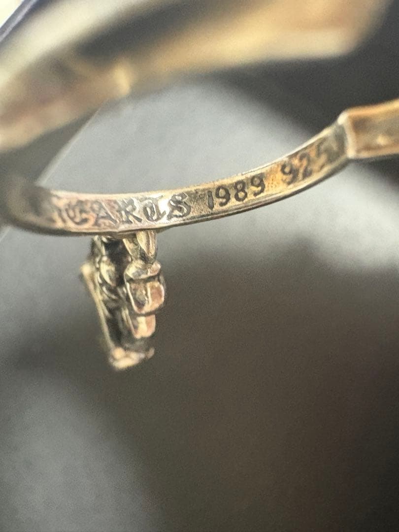 クロムハーツ　ダガーフープ片耳用ピアス