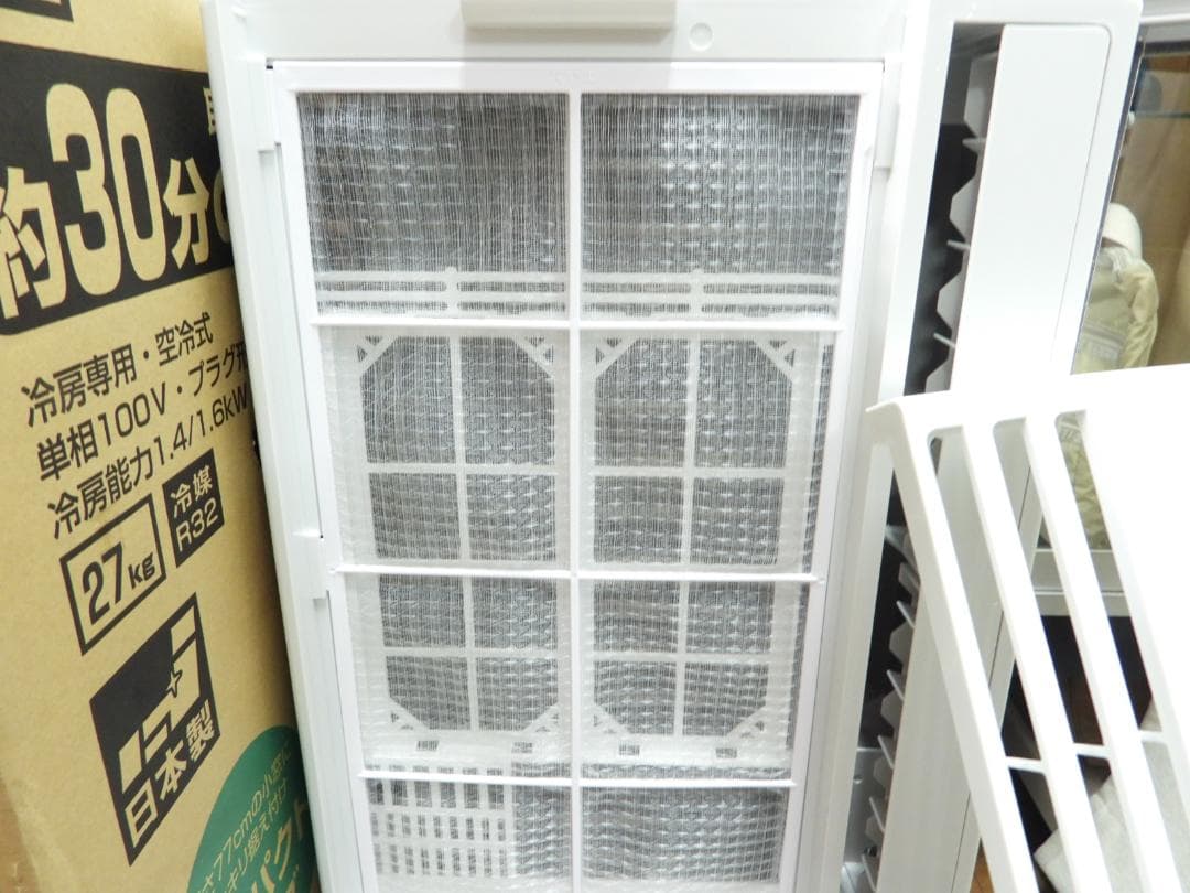 コロナCORONA窓用ク－ラーCW-1623R 冷房エアコン2023年式状態良好