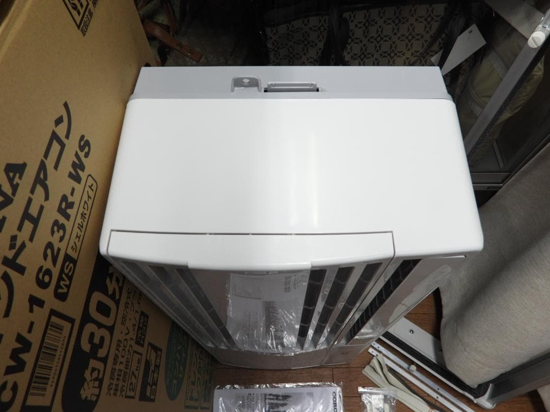 コロナCORONA窓用ク－ラーCW-1623R 冷房エアコン2023年式状態良好