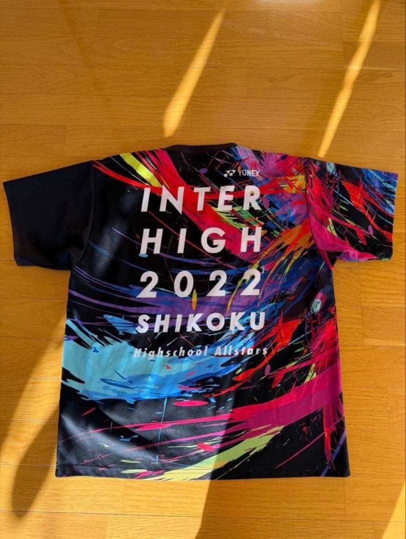 バドミントン インハイTシャツ 2022 美品