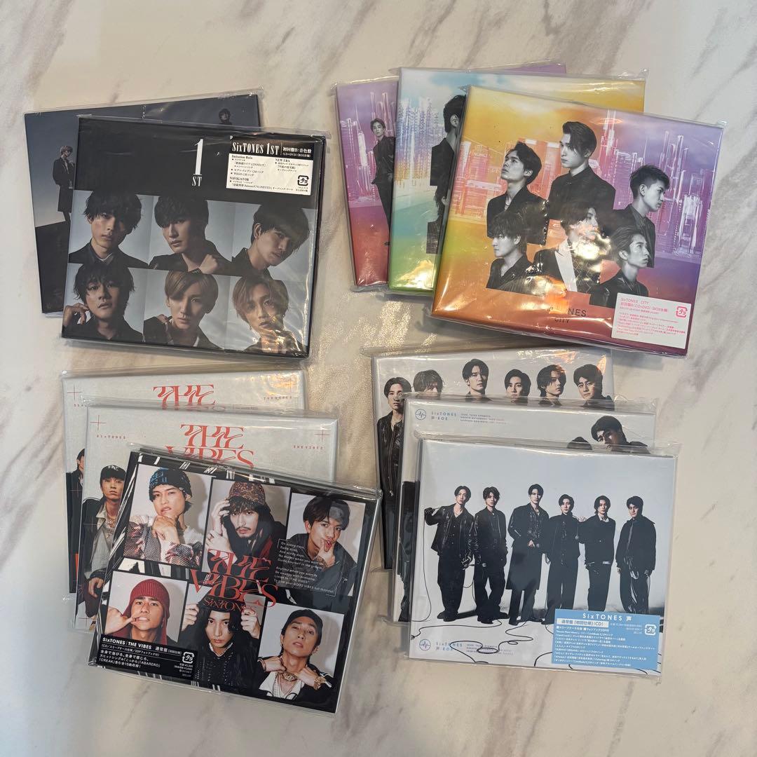 SixTONES デビュー後アルバム全形態(一部を除く)まとめ売り