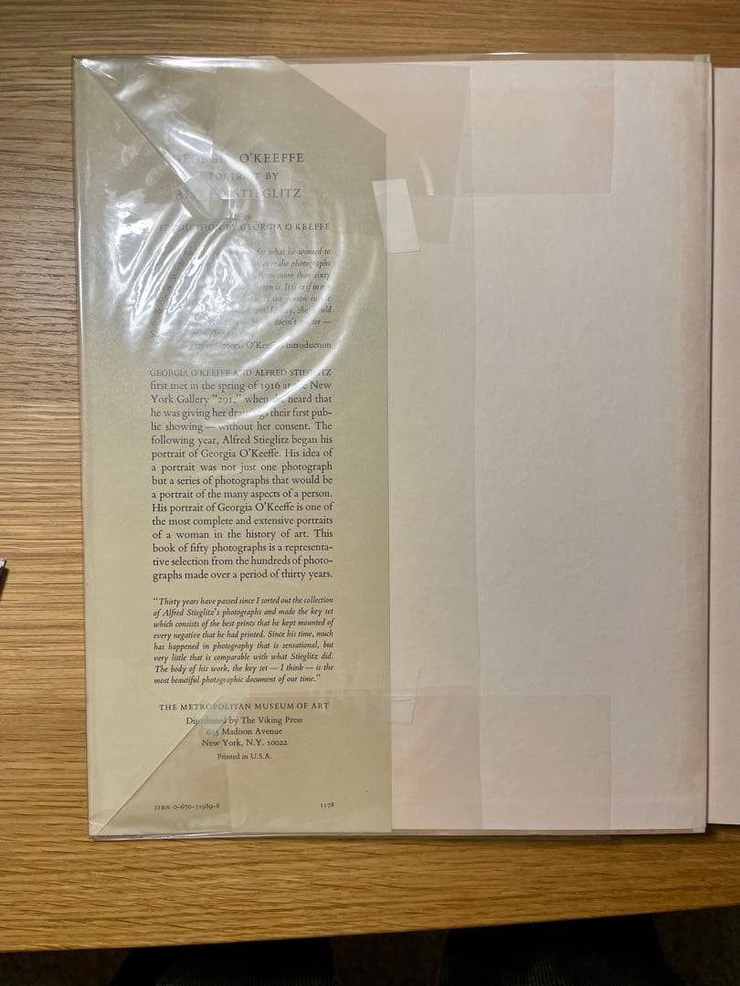 ia O'Keeffe Alfred Stieglitz ハードカバー