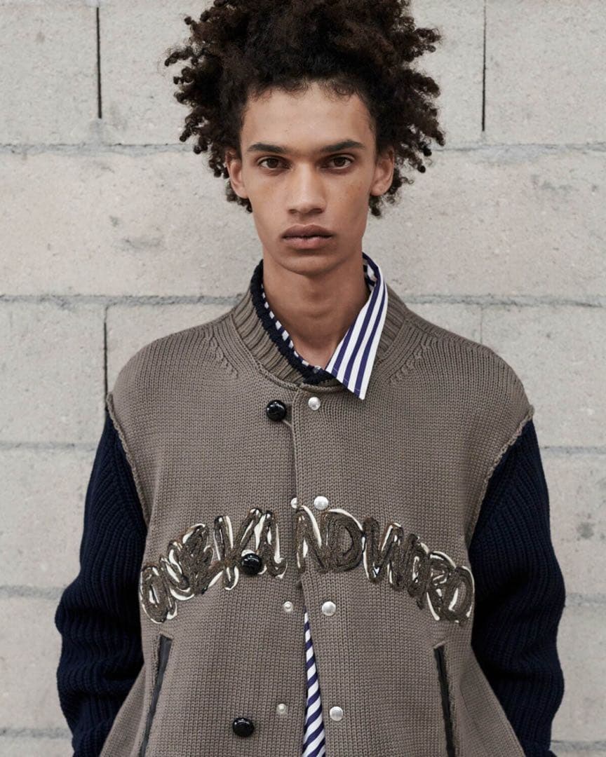 sacai × Eric Haze ニットブルゾン