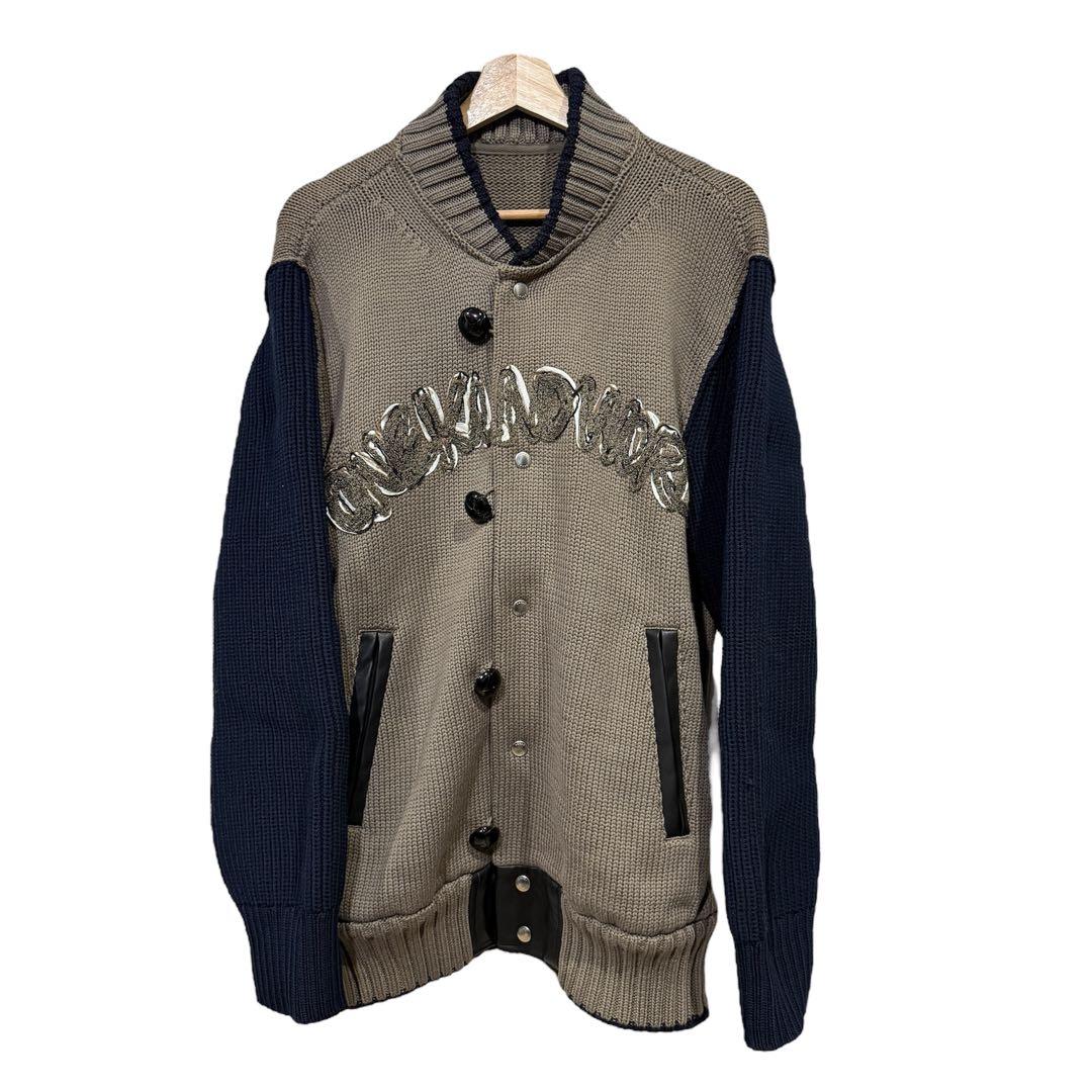 sacai × Eric Haze ニットブルゾン