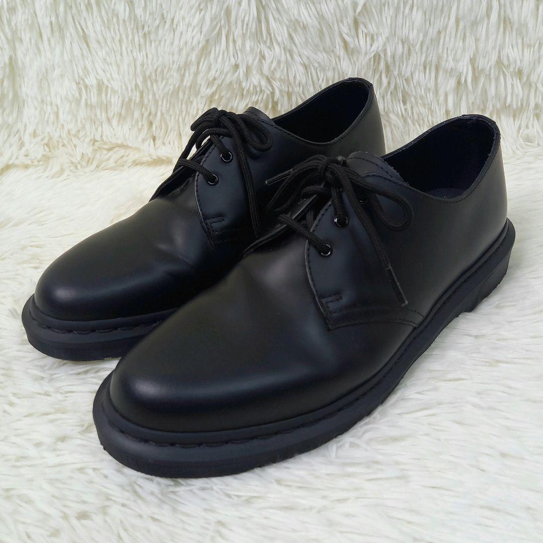 未使用級✨ドクターマーチン 3ホールシューズ MONO 14345 黒 28cm