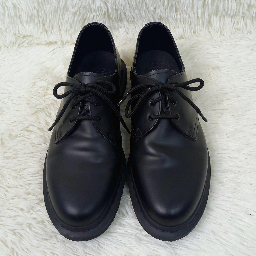 未使用級✨ドクターマーチン 3ホールシューズ MONO 14345 黒 28cm