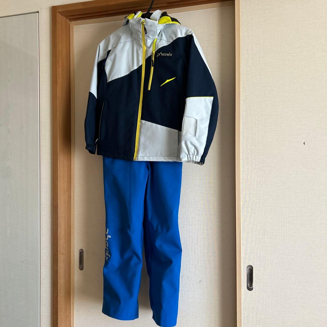 美品Phenix 140フェニックス スキーウェア 上下セット耐水圧10000