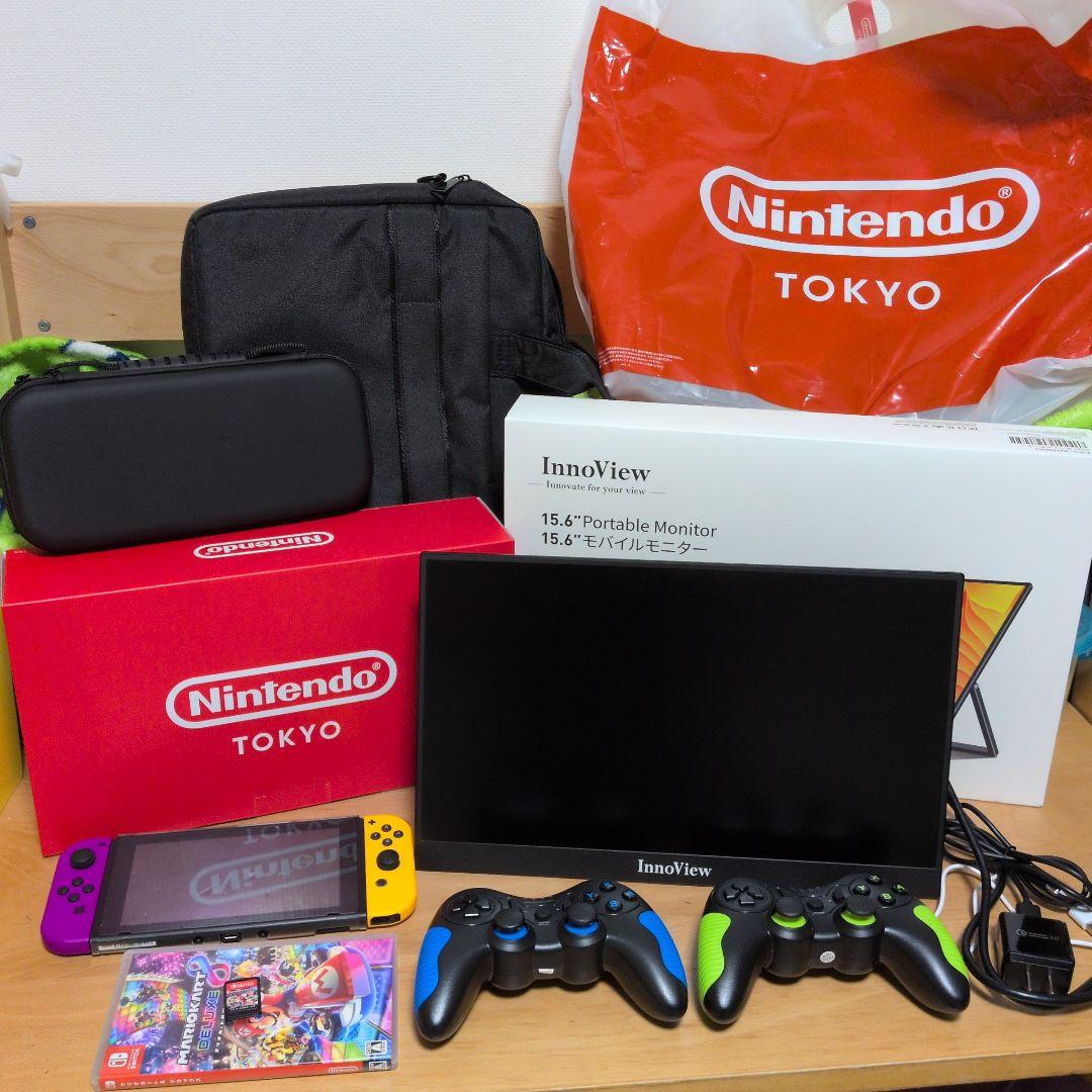 Switch本体 Nintendo TOKYO限定 ネオンパープルネオンオレンジ