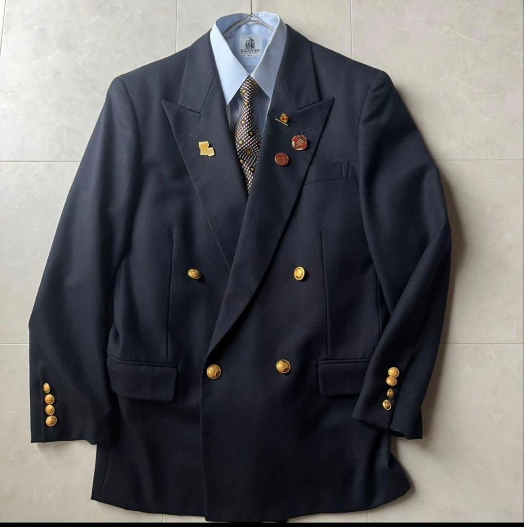 期間限定値下げ中！豪華5点セット 小さめ vintage 金ボタン ダブルスーツ