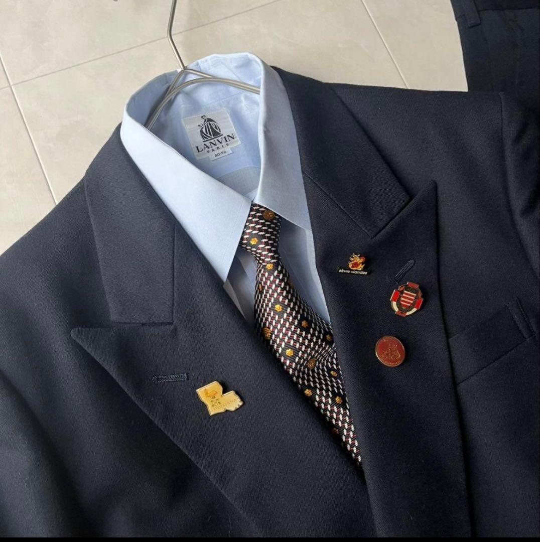 期間限定値下げ中！豪華5点セット 小さめ vintage 金ボタン ダブルスーツ