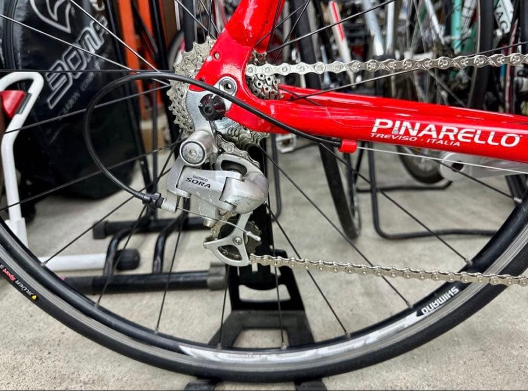 PINARELLO クロスバイク レッド/ホワイト