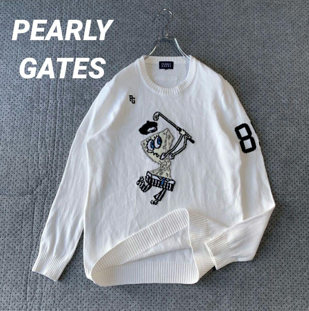 良品 パーリーゲイツ スポンジボブ コラボ ニット セーター ゴルフウェア 限定