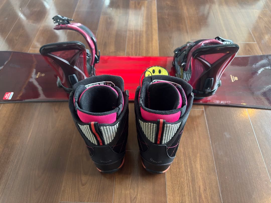 u*i様 RIDE レディース スノーボード3点セット 初心者向け