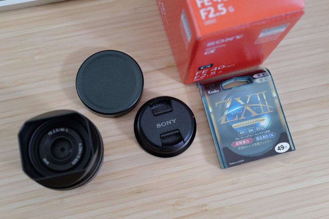 【美品】SONY FE40mm F2.5G SEL40F25G +フード