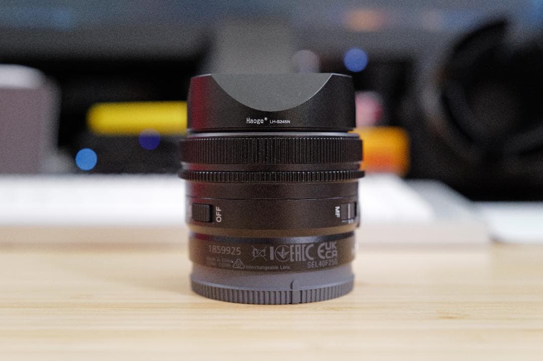 【美品】SONY FE40mm F2.5G SEL40F25G +フード