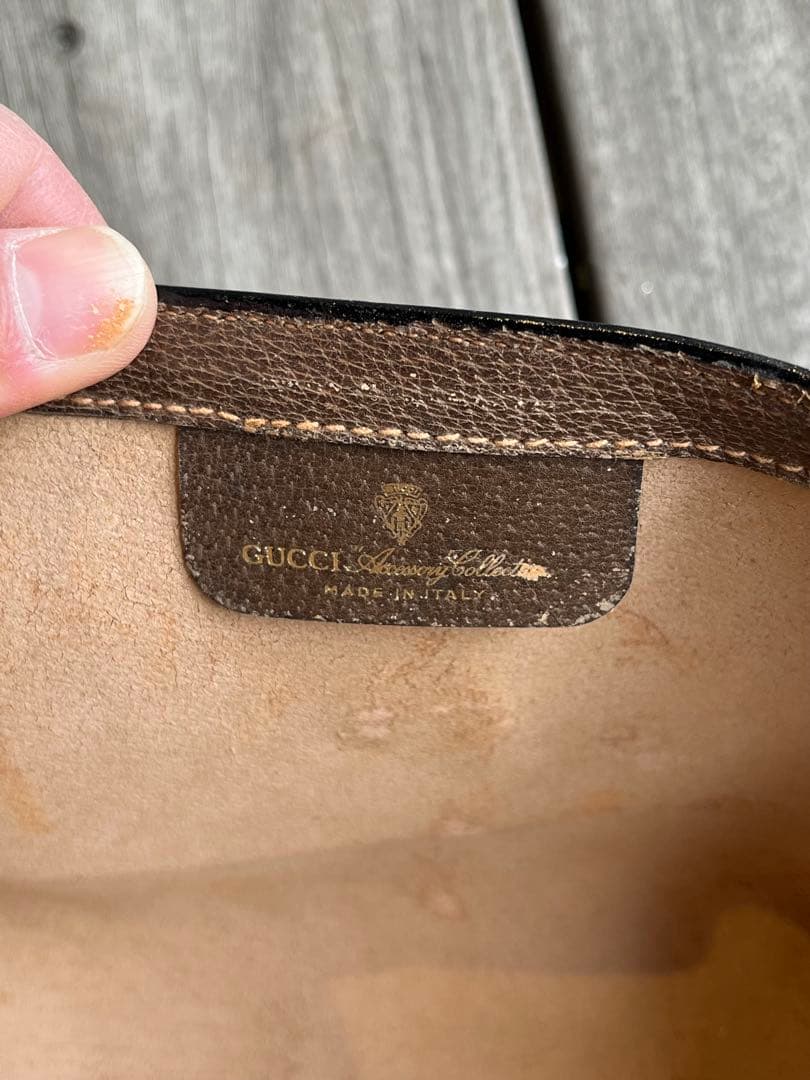 old GUCCI シェリーライン ハンドバッグ