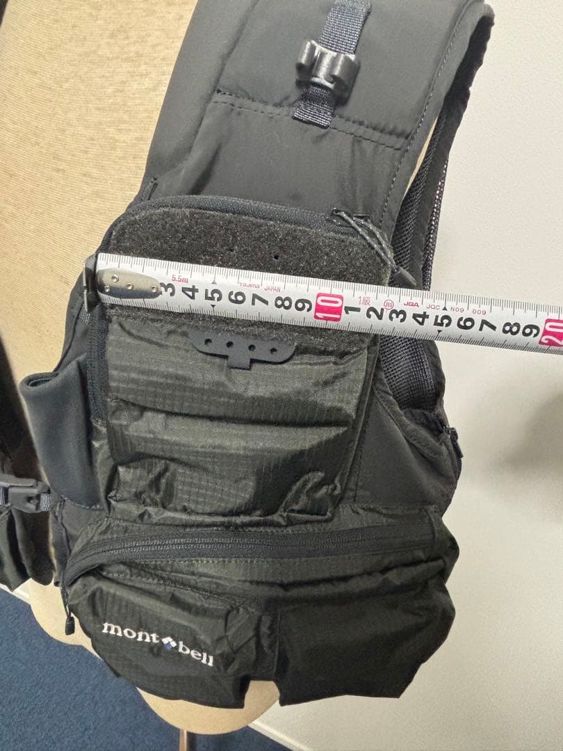 mont-bell フィッシングベスト ブラック