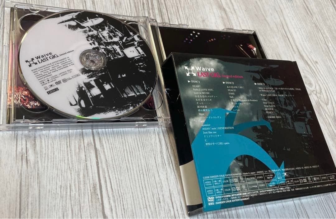 waive LAST GIG FC限定版 3枚組　DVD