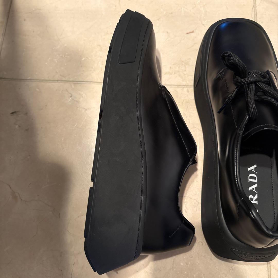 PRADA ブラック ドレスシューズ　27相当