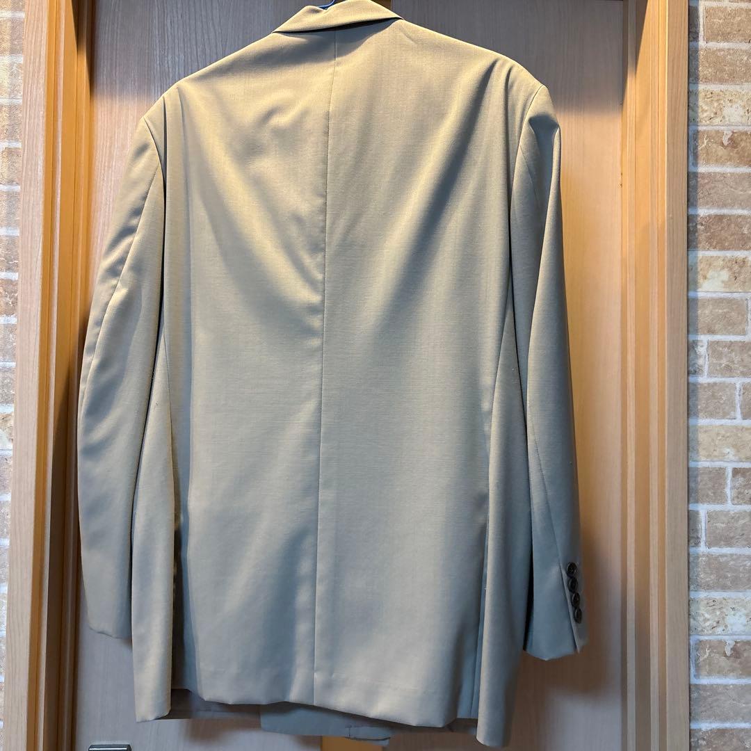 Christian Dior ベージュ ダブルブレストスーツ