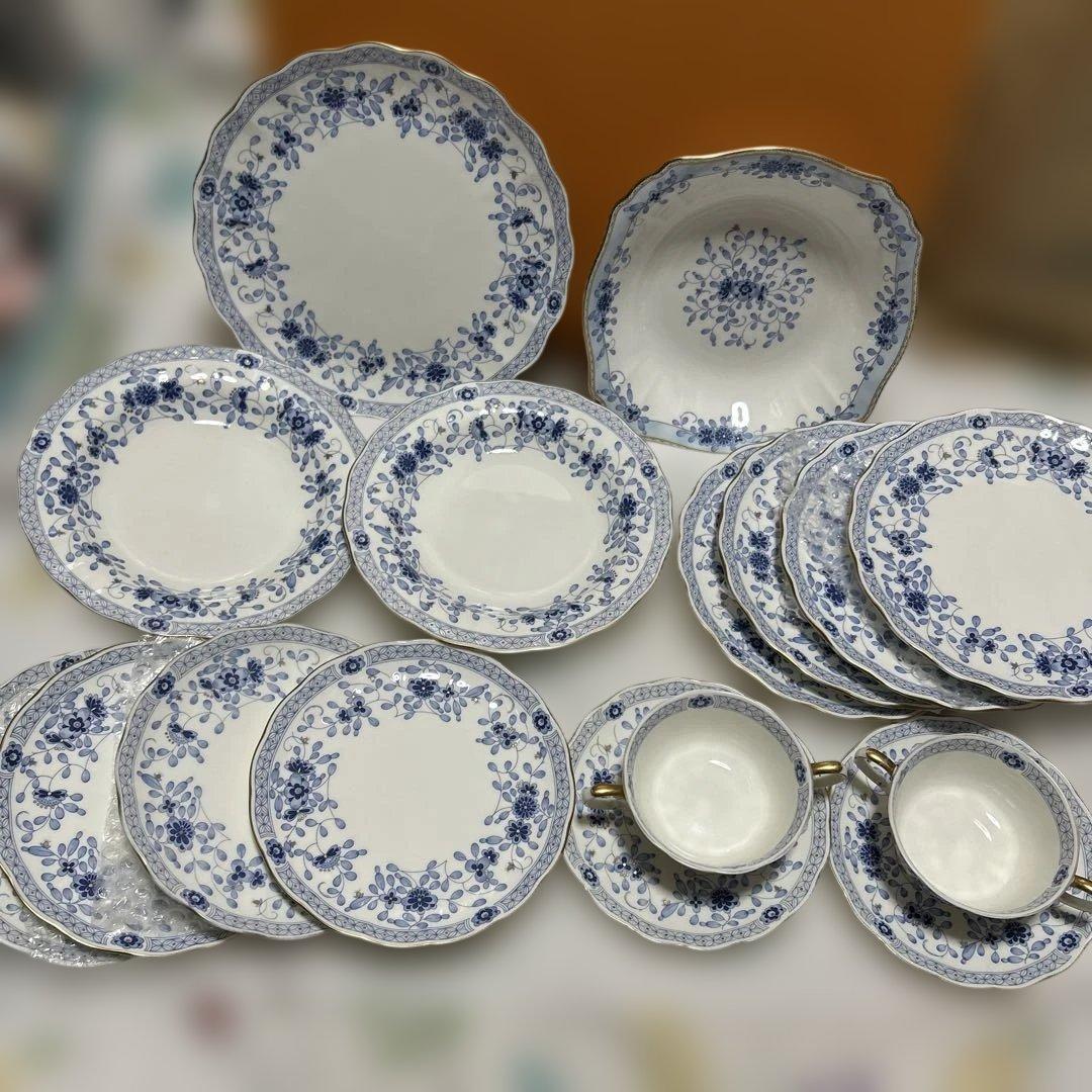 ナルミ　ミラノ食器14点セット　プレート　カップ&ソーサー　まとめ売り