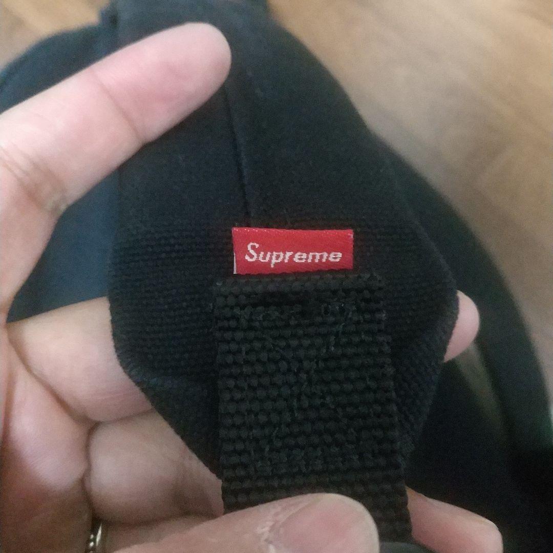 Supreme ボックスロゴ キャンバス バックパック　ブラック