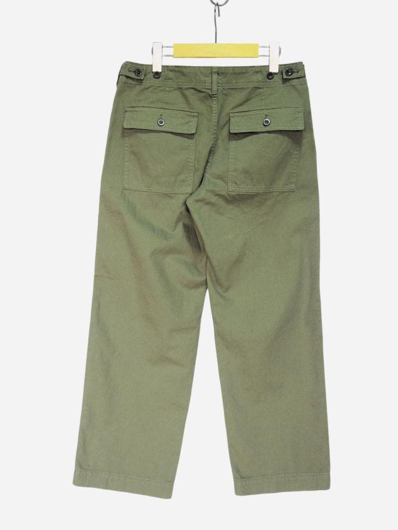 新品 Spick and Span ルーズベイカーパンツ＊カーキ＊40