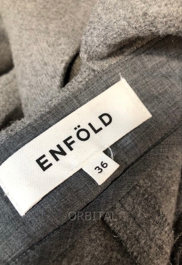 ENFOLD オーバーオールズ LONG STRAP OVERALLS 36