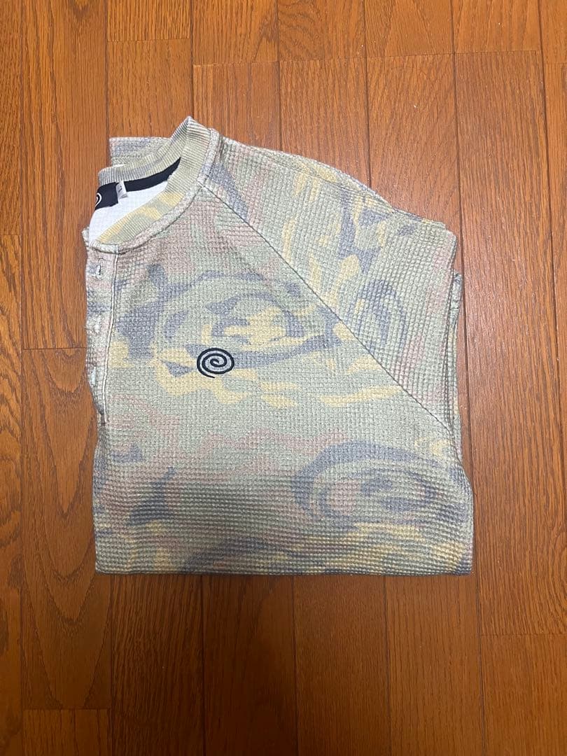 Soonerorlater Waffle L/S Tee 迷彩 サーマル