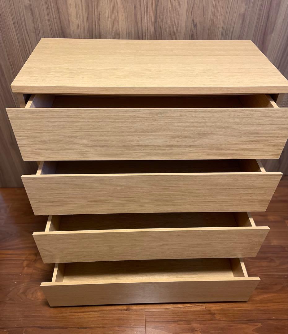 【ニトリ】ローチェストW79×D40×H81 (aoao)