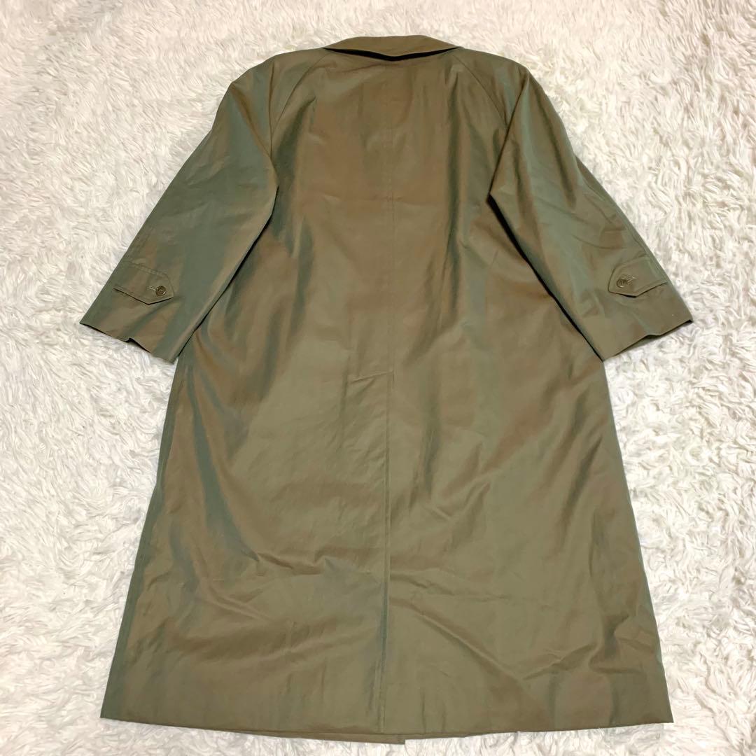【美品】 バーバリーズ ステンカラー コート オリーブ 11号 ウールライナー