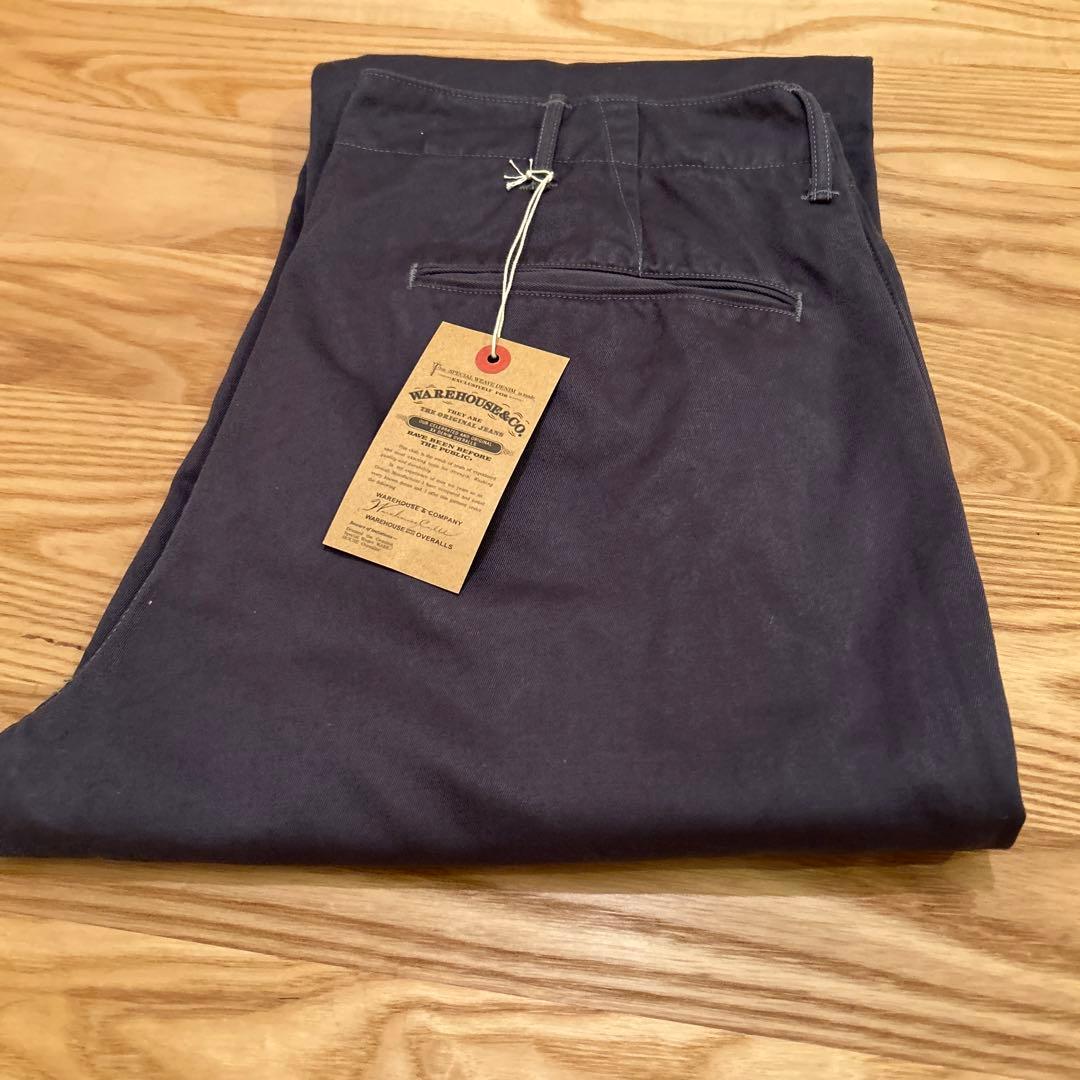 ウエアハウス　Lot 1082 ブルーグレー チノパン 36IN タグ付き