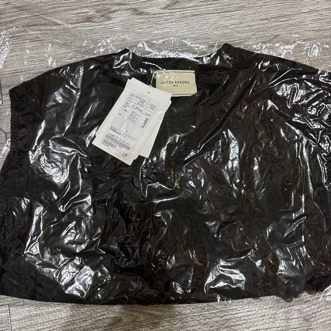 ⭐︎最終値下げ⭐︎ユナイテッドアローズ3Dフラワーモチーフノースリーブニットベスト