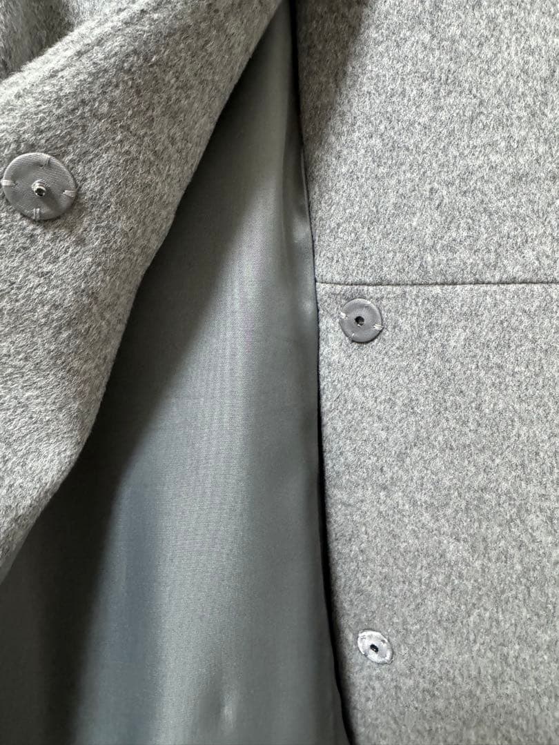 ジャーナルスタンダードレリューム　スーパーファインビーバークルーネックコート38