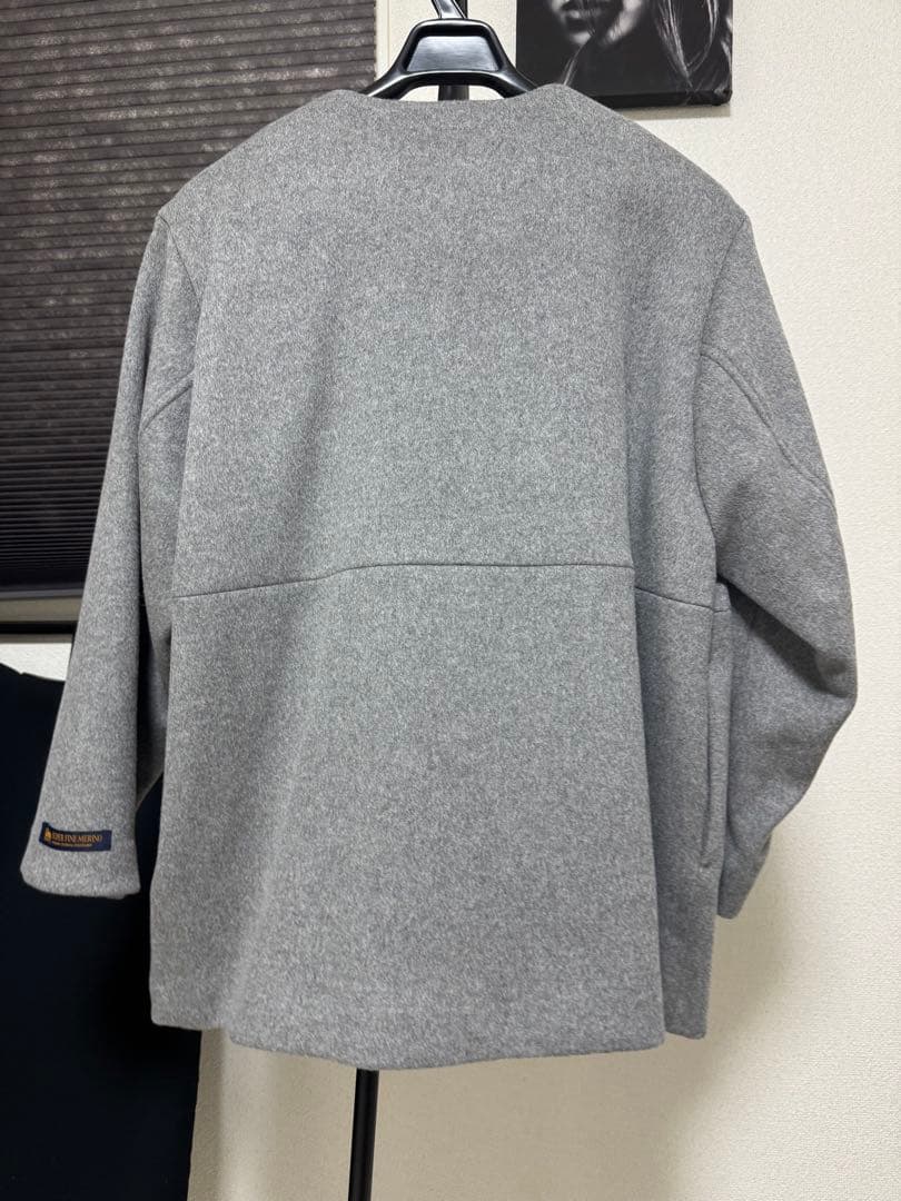 ジャーナルスタンダードレリューム　スーパーファインビーバークルーネックコート38