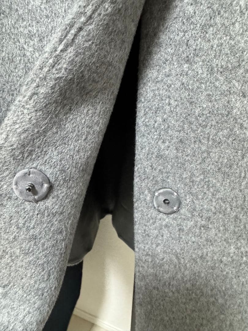 ジャーナルスタンダードレリューム　スーパーファインビーバークルーネックコート38