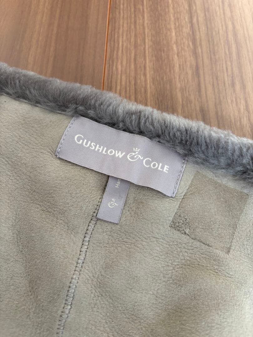 【最終価格！超美品】ガシュロウ&コール 本革ムートンファーマフラー