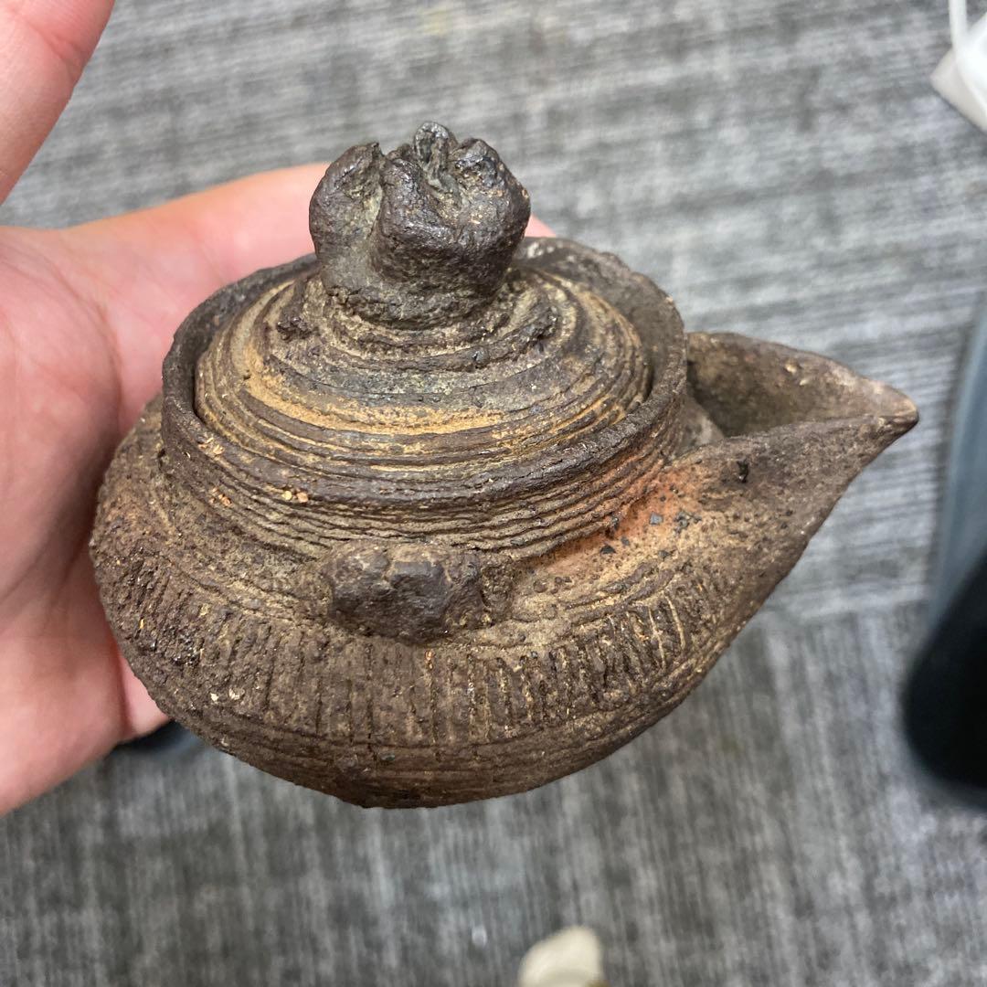 はやみま　備前焼　南蛮焼　宝瓶　煎茶道具