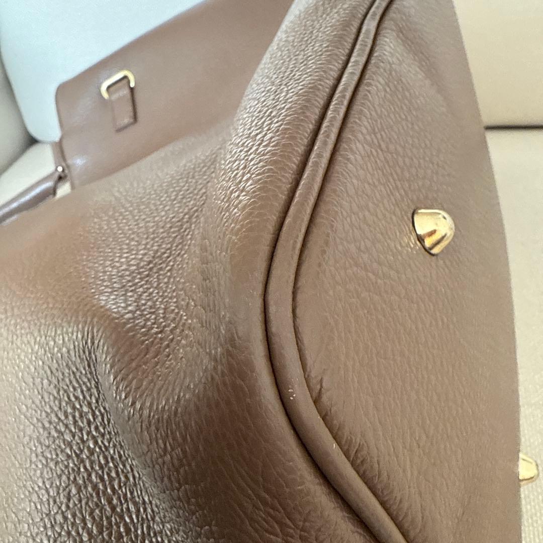 再値下げしました！美品 ミロス MILOS 金具付きトート ブラック A4収納可