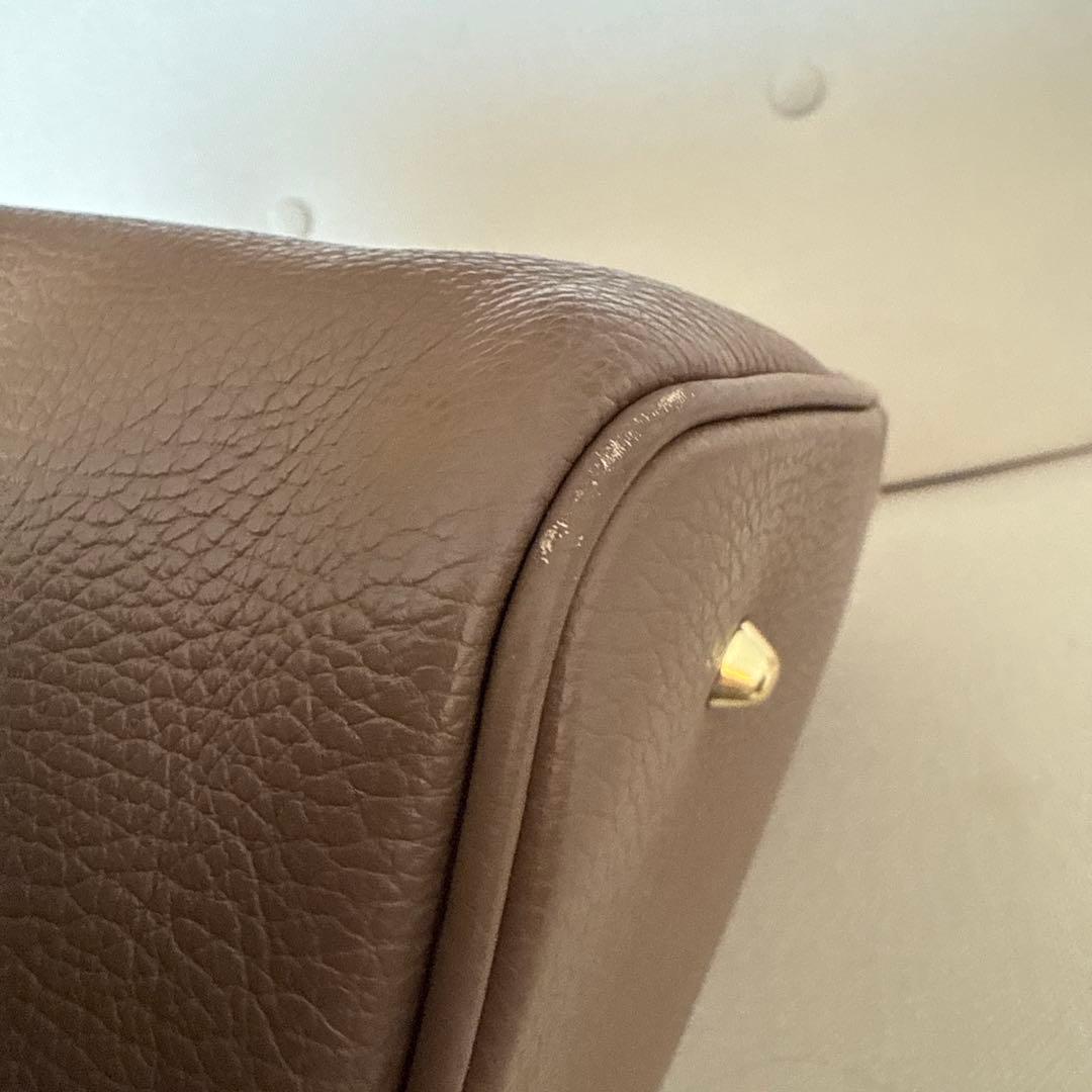 再値下げしました！美品 ミロス MILOS 金具付きトート ブラック A4収納可