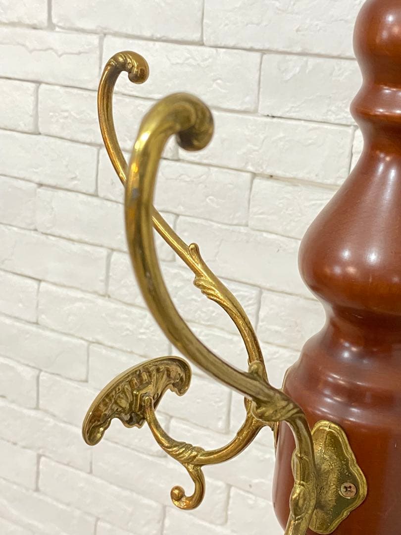 【東京都23区配送無料】アンティーク　ポールハンガー　スタンド　ハンガーラック