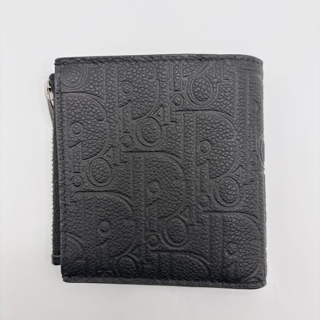 新作 現行品 ほぼ未使用 Dior ディオール 2つ折りウォレット グラビティ