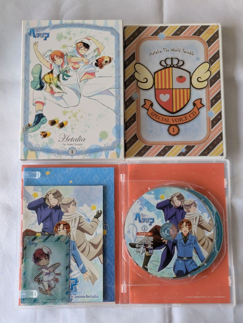 ヘタリア The World Twinkle アニメイト限定版 全3巻　DVD