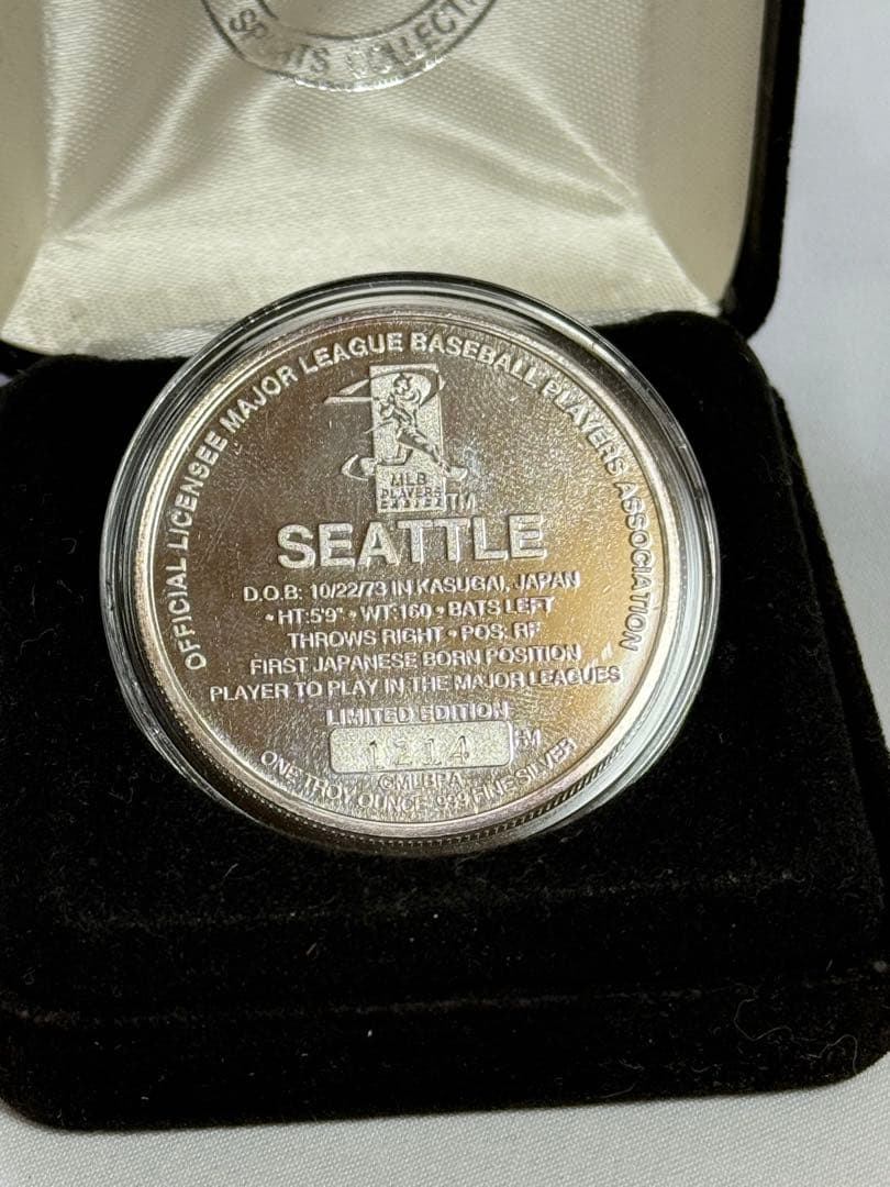 イチロー　純銀　記念　ピュアシルバー　マリナーズ