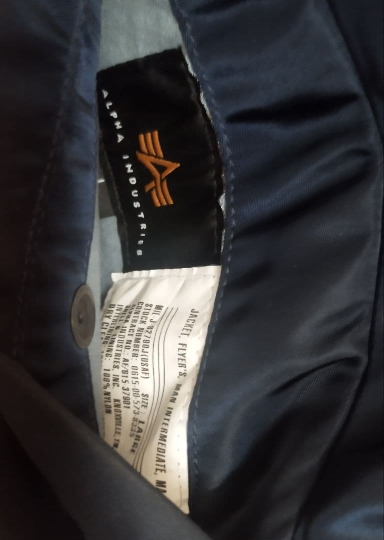 ALPHAINDUSTRIES・ブルゾン・MA1