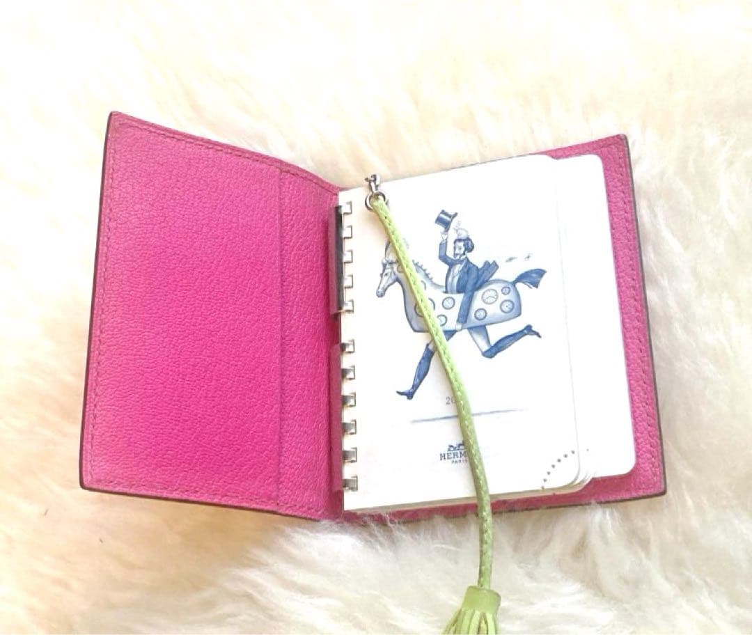【HERMES】手帳カバー⭐︎ アジェンダPM⭐︎ローズピンク