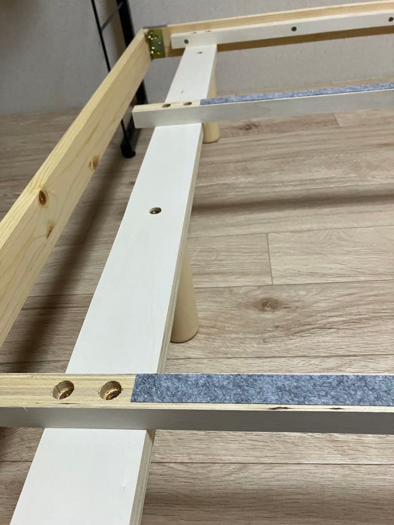 ニトリ　すのこ　ダブルベッド